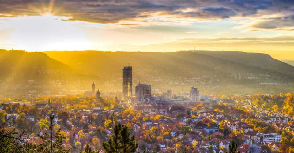 Jena_Aussicht2_JenaKultur_A.Gräf Lichtstadt Jena, Aussicht, Sonne