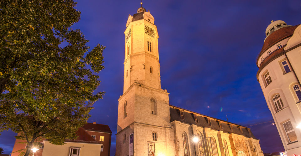 Stadtkirche St. Michael Jena, Kirche im Zentru, Turm, Turme