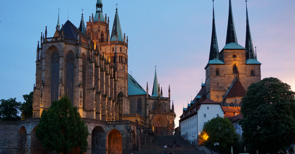 Landeshauptstadt Erfurt mit Dom und Severikirche