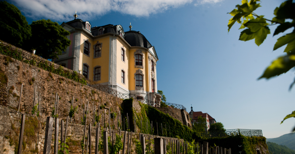 Dornburger Schlösser, Rokokoschloss, SaaleHorizontale