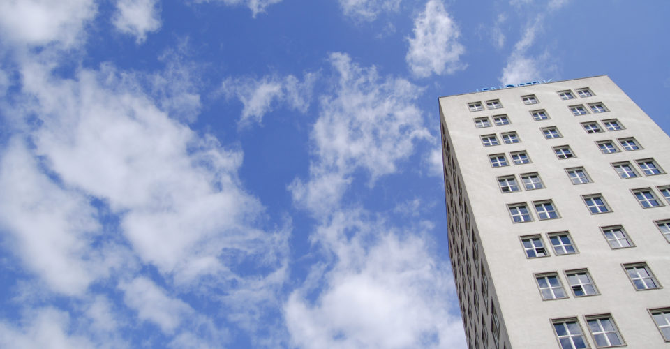 Ernst-Abbe-Hochhaus Jena, Industriearchitektur, ehemaliges Zeiss-Werk