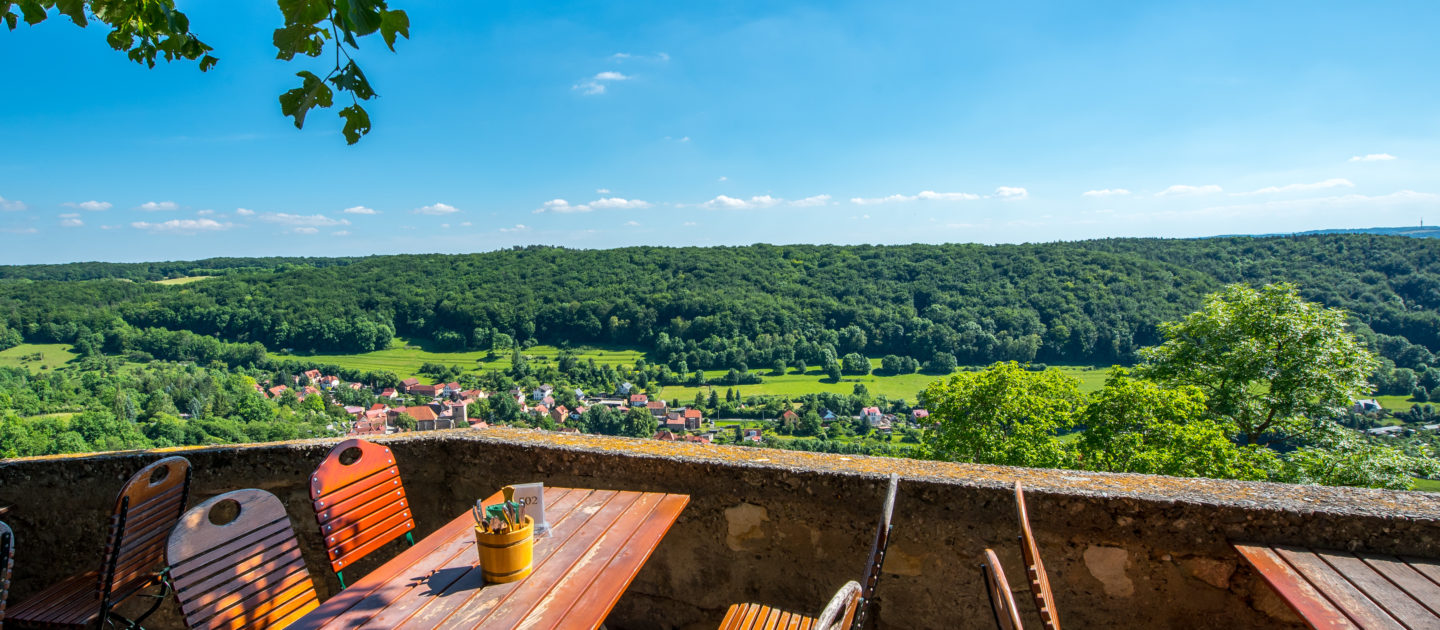 ©JenaKultur Foto: C. Häcker Jena Fuchsturm Gaststätte Essen Berg
