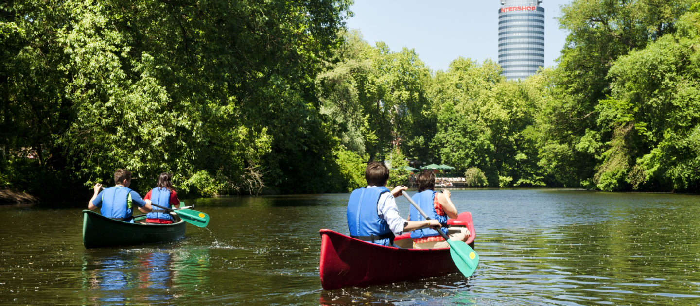 Wasserwandern, Schlauchboot Jena