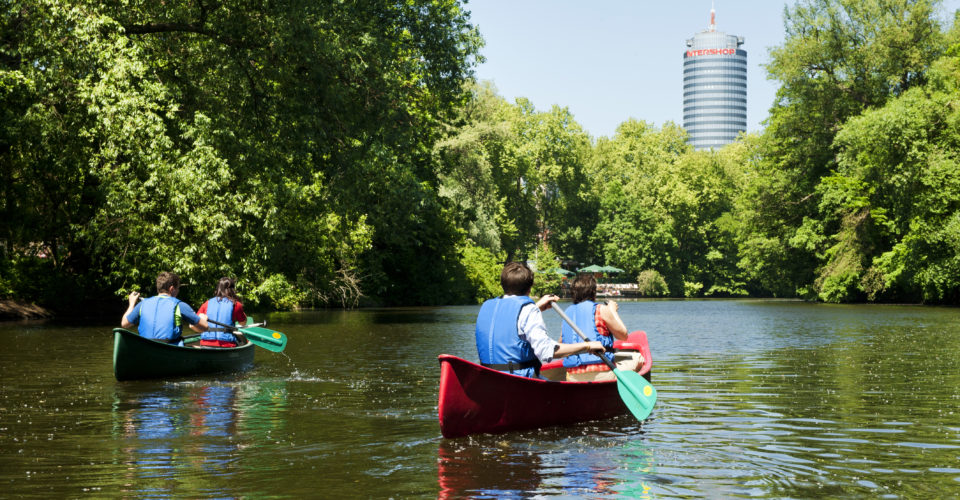 Wasserwandern, Schlauchboot Jena