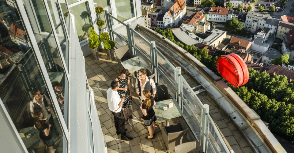 ©JenaKultur Foto: A. Hub SCALA – Das Turm Restaurant, Restaurants Jena