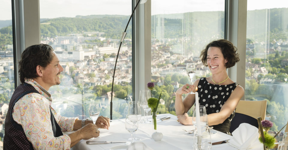 ©JenaKultur Foto: A. Hub SCALA – Das Turm Restaurant, Restaurants Jena