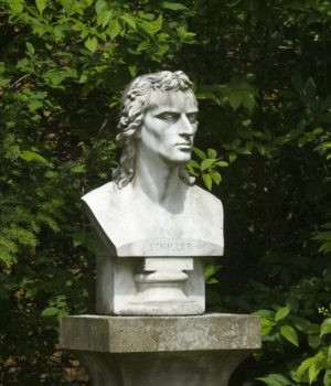 ©JenaKultur Foto: T.Babovic Schillers Garten Jena, Schiller Büste
