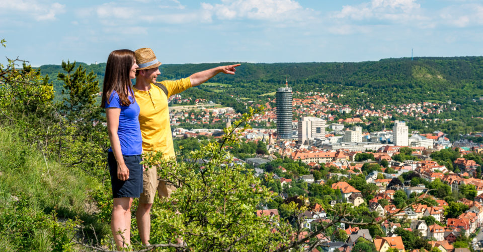 ©JenaKultur Foto: C. Haecker SaaleHorizontale Jena, Wandern, Aussicht