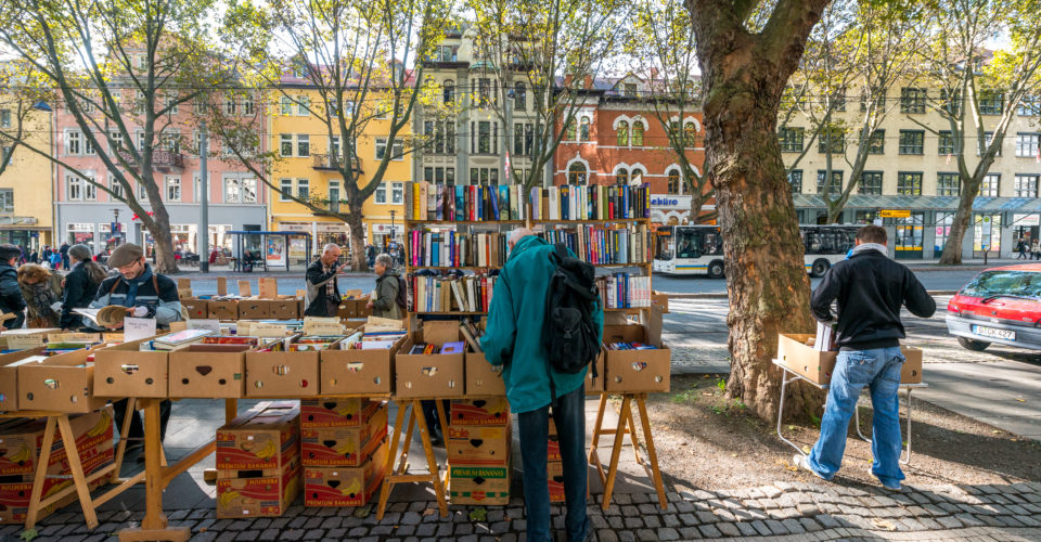 ©JenaKultur C. Häcker Jenaer Trödelmarkt, Jena, Flohmarkt
