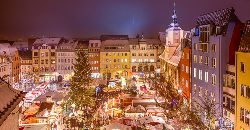 Jena_Weihnachtsmarkt_vonoben_JenaParadies_A.Graef Weihnachtsmarkt Jena