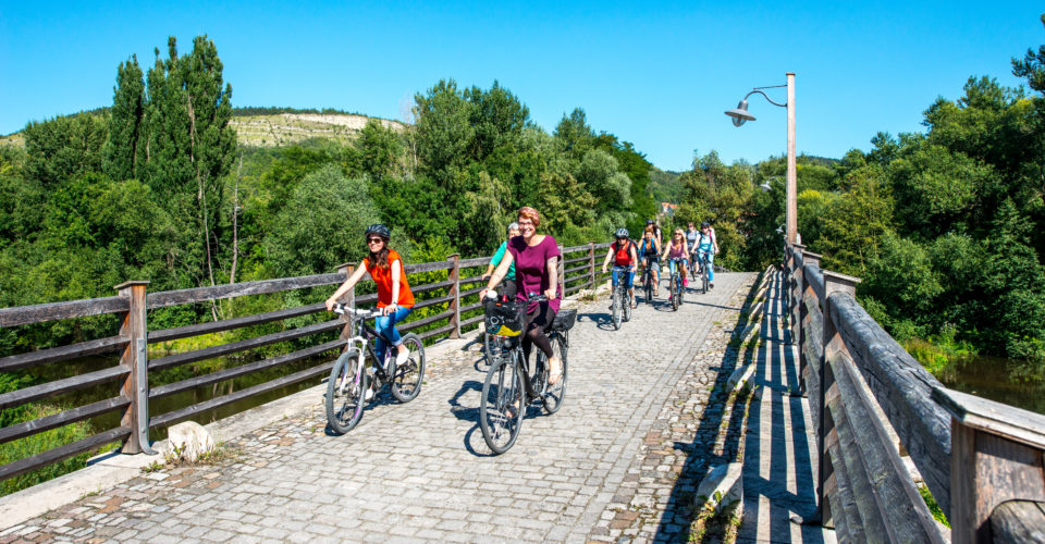 Radtour, Burgauer Brücke, Jena