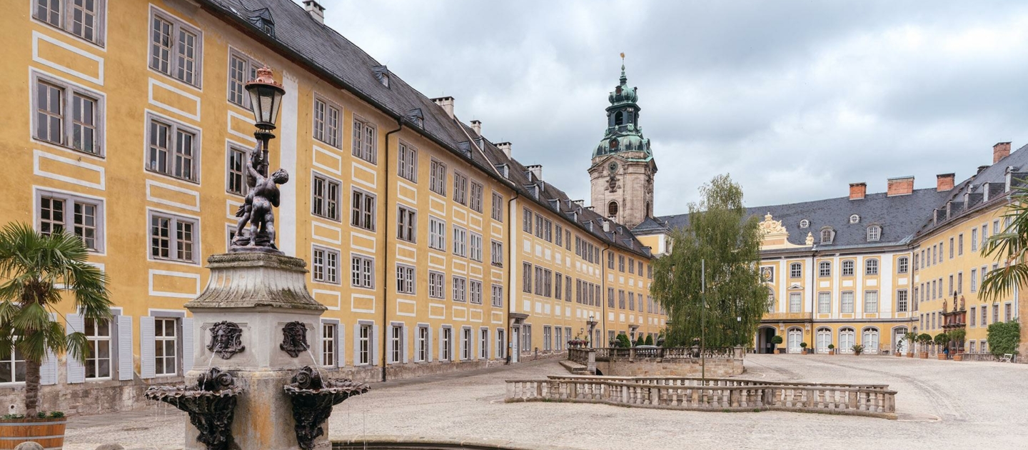Schlossinnenhof der Heidecksburg in Rudolstadt