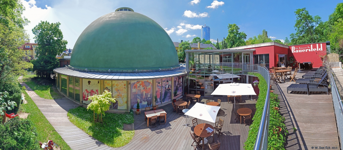 Zeiss Planetarium Jena, Bauersfeld, Terrasse