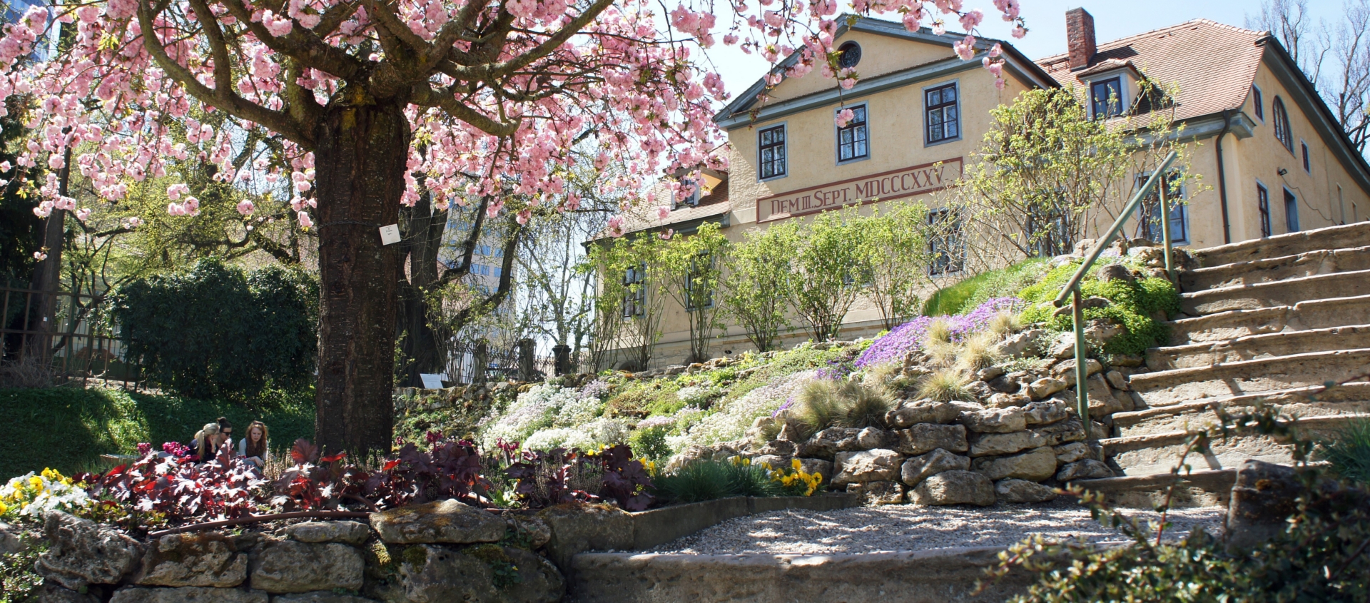 Blick zur Goethe Gedenkstätte